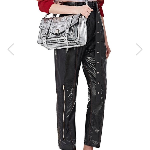 Proenza Schouler leather pleated pants - Picture 2 of 5